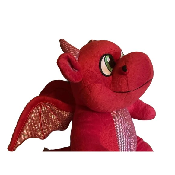 Build-A-Bear Magic Quest Red Dragon Ellie 15" Plush‎ Great Wolf Lodge Exclusive - Picture 12 of 16